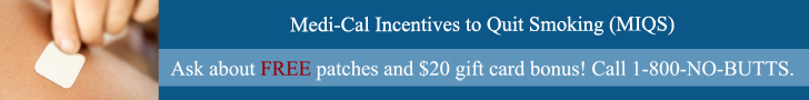 Medi-Cal Incentive to Quit Smoking Banner (Not DHCS)