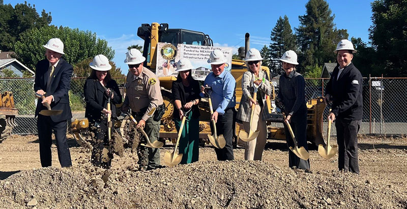 Groundbreaking for New Mendocino County Psychiatric Health Facility